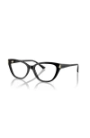 Jimmy Choo 52mm Cat Eye Optical Glasses In Black