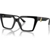Jimmy Choo 52mm Cat Eye Optical Glasses In Black