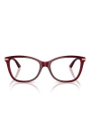 Jimmy Choo 52mm Pillow Optical Glasses In Red