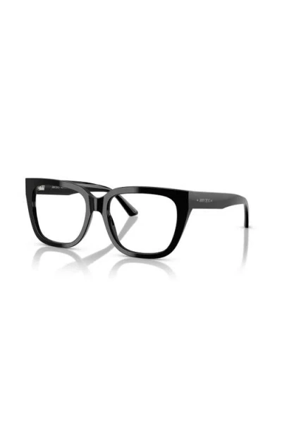 Jimmy Choo 52mm Square Optical Glasses In Black