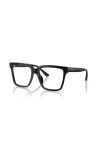 Jimmy Choo 52mm Square Optical Glasses In Black