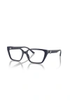 Jimmy Choo 53mm Cat Eye Optical Glasses In Blue