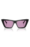 Jimmy Choo 53mm Cat Eye Sunglasses In Violet