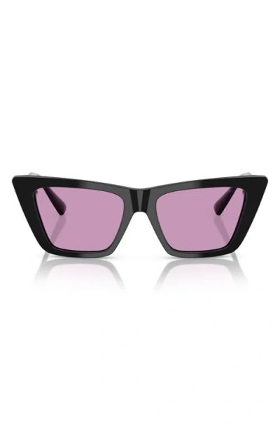 Jimmy Choo 53mm Cat Eye Sunglasses In Violet