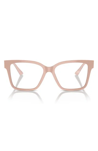 Jimmy Choo 53mm Pillow Optical Glasses In Brown