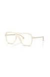 Jimmy Choo 53mm Pilot Optical Glasses In Yellow