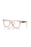 Jimmy Choo 53mm Rectangle Optical Glasses In Multi