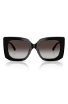 Jimmy Choo 54mm Butterfly Sunglasses In Black