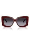 Jimmy Choo 54mm Butterfly Sunglasses In Red