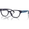 Jimmy Choo 54mm Cat Eye Optical Glasses In Blue