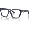 Jimmy Choo 54mm Cat Eye Optical Glasses In Blue