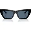 Jimmy Choo 54mm Cat Eye Sunglasses In Multi