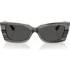 Jimmy Choo Eyewear Cat-eye Frame Sunglasses In Gray