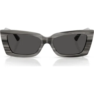 Jimmy Choo 54mm Cat Eye Sunglasses In Multi