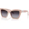 Jimmy Choo 54mm Cat Eye Sunglasses In Pink