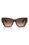 Jimmy Choo 54mm Gradient Polarized Pillow Sunglasses