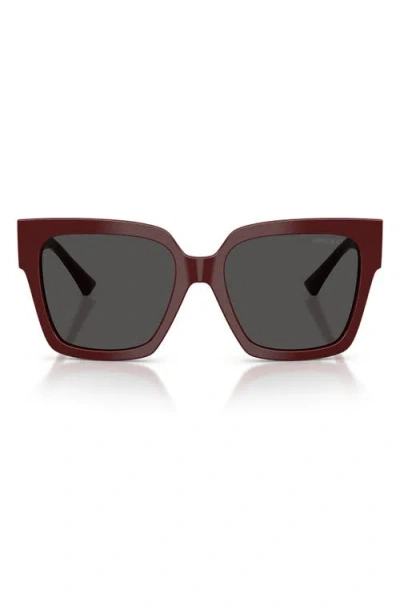 Jimmy Choo 54mm Gradient Square Sunglasses In Gold