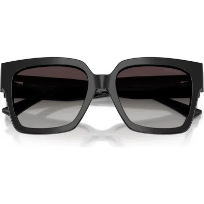 Jimmy Choo 54mm Gradient Square Sunglasses In Black