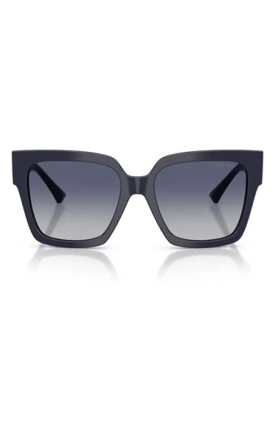 Jimmy Choo 54mm Gradient Square Sunglasses In Blue
