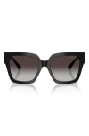 Jimmy Choo 54mm Gradient Square Sunglasses In Orange