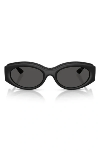 Jimmy Choo 54mm Oval Sunglasses In Green