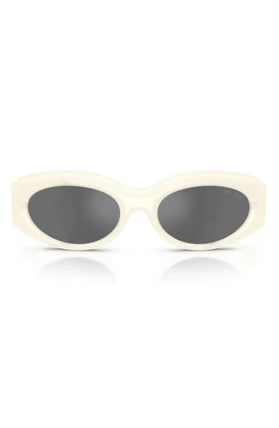 Jimmy Choo 54mm Oval Sunglasses In Neutral