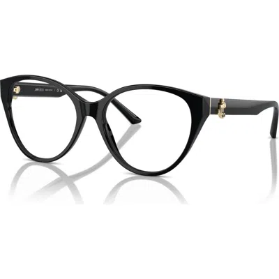 Jimmy Choo 54mm Phantos Optical Glasses In Black