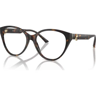 Jimmy Choo 54mm Phantos Optical Glasses In Brown