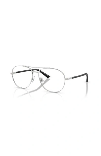 Jimmy Choo 54mm Pilot Optical Glasses In Metallic