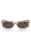 Jimmy Choo 54mm Polarized Pillow Sunglasses In Pink