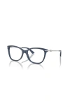 Jimmy Choo 54mm Rectangle Optical Glasses In Blue