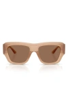 Jimmy Choo 54mm Rectangular Sunglasses In Brown