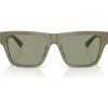 Jimmy Choo 54mm Rectangular Sunglasses In Green