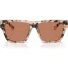 Jimmy Choo 54mm Rectangular Sunglasses In Pink