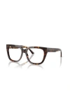 Jimmy Choo 54mm Square Optical Glasses In Brown