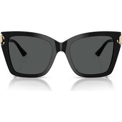 Jimmy Choo 54mm Square Sunglasses In Black