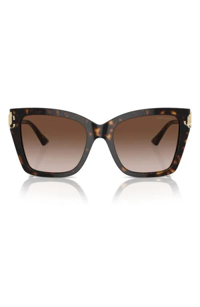Jimmy Choo 54mm Square Sunglasses In Brown