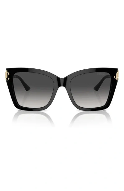 Jimmy Choo 54mm Square Sunglasses In Black