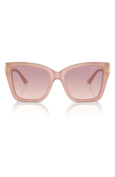 Jimmy Choo 54mm Square Sunglasses In Neutral