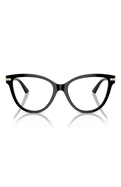 Jimmy Choo 54nn Cat Eye Optical Glasses In Black