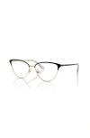 Jimmy Choo 55mm Cat Eye Optical Glasses In Black