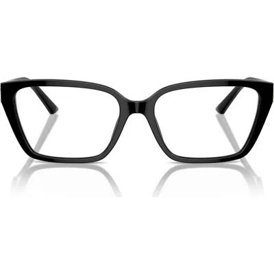 Jimmy Choo 55mm Cat Eye Optical Glasses In Black