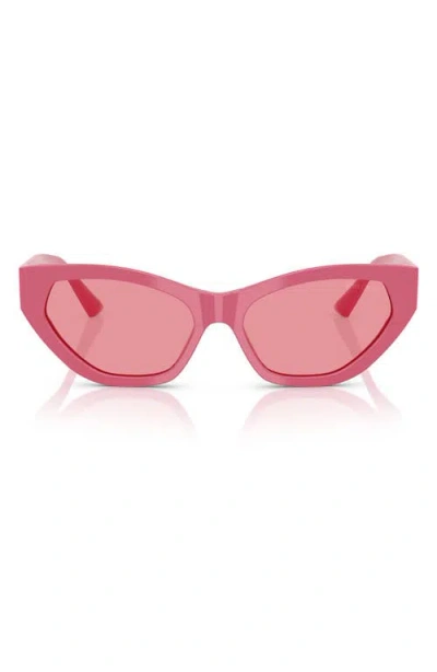 Jimmy Choo 55mm Cat Eye Sunglasses In Pink Gradient