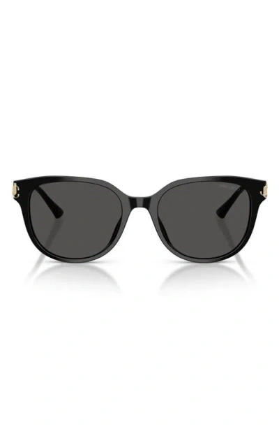 Jimmy Choo 55mm Gradient Phantos Sunglasses In Black