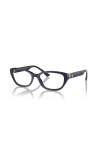 Jimmy Choo 55mm Oval Optical Glasses In Black