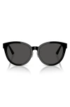 Jimmy Choo 55mm Phantos Sunglasses In Black