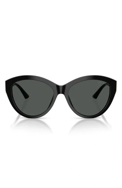 Jimmy Choo 55mm Phantos Sunglasses In Black