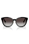 Jimmy Choo 55mm Phantos Sunglasses In Black/gradient