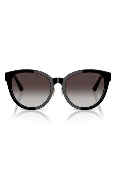 Jimmy Choo 55mm Phantos Sunglasses In Black/gradient