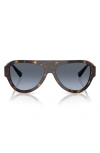 Jimmy Choo Eyewear Aviator Frame Sunglasses In Blue Gradient